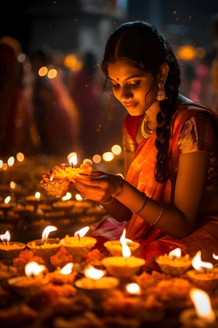 Dev Deepawali in Varanasi – Traditional rangoli designs and diyas adorning homes for the Festival of Lights