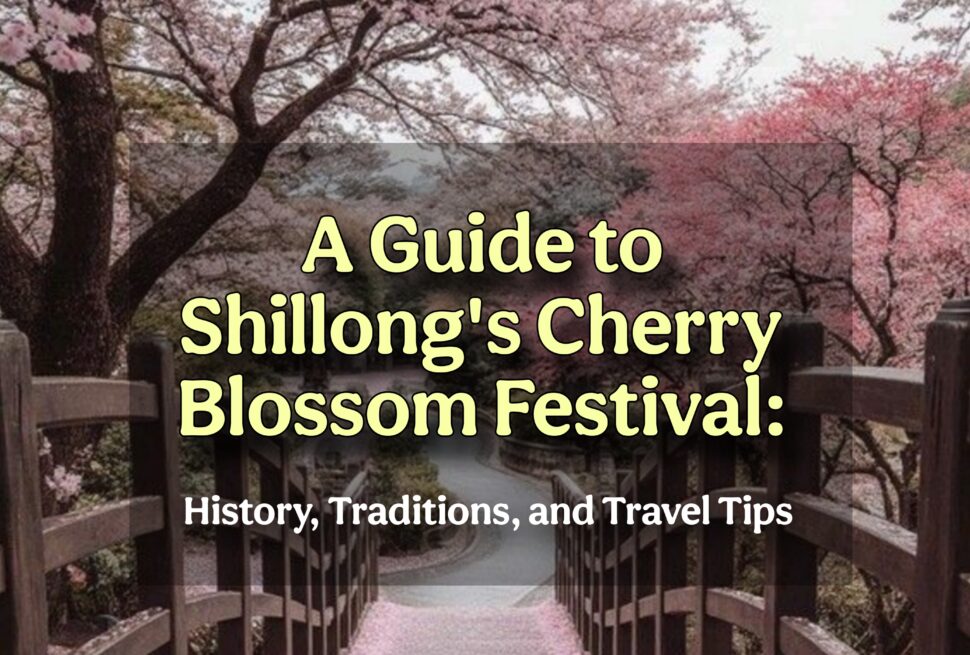 Cherry Blossom Festival in Shillong showcasing vibrant pink blooms and cultural festivities
