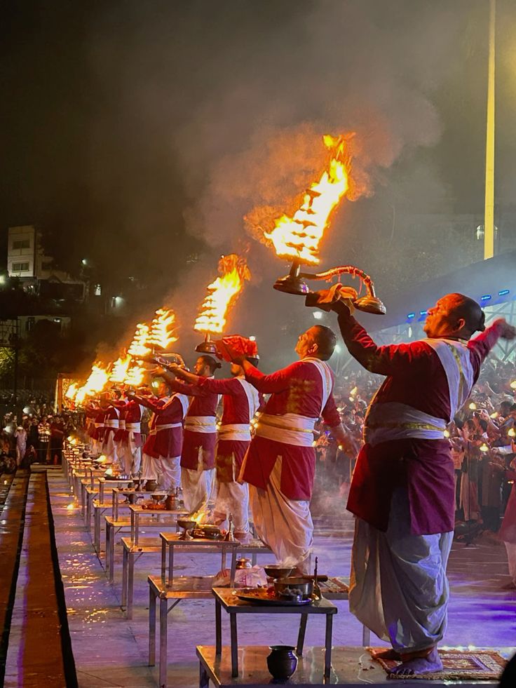Dev Deepawali in Varanasi – Devotees taking the holy dip in the Ganga during Kartik Purnima