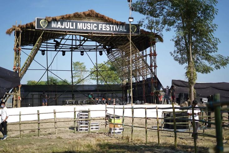 Music and art workshops at Majuli Music Festival 2025