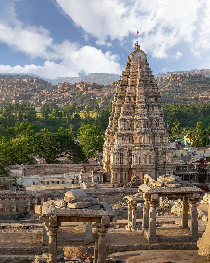 Hampi – One of the cheapest places to visit in India, known for its ancient ruins and rich history