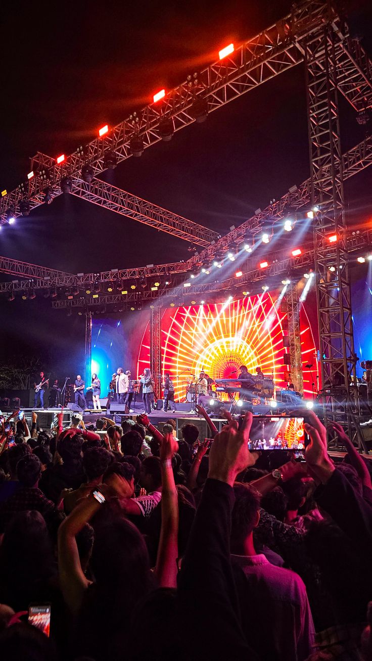 Majuli Music Festival performance stage