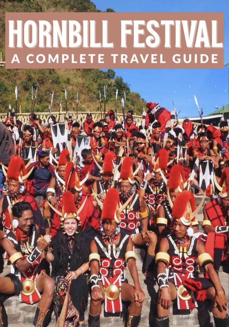 Traditional Naga dancers performing at the Hornbill Festival Nagaland 2025